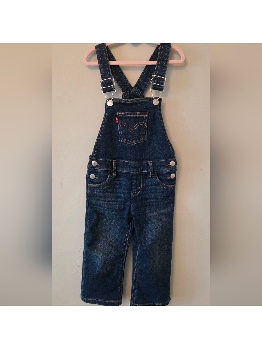 Levi's Indigo Denim Kids Overalls